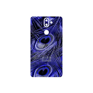 MAHOOT Purple Feather Cover Sticker for Nokia 8 Sirocco