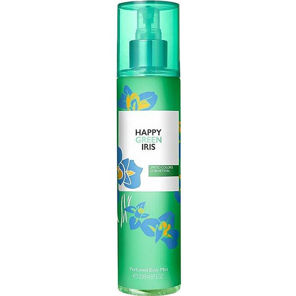 بادی اسپلش زنانه بنتون مدل Happy Green Iris حجم 236 میلی لیتر