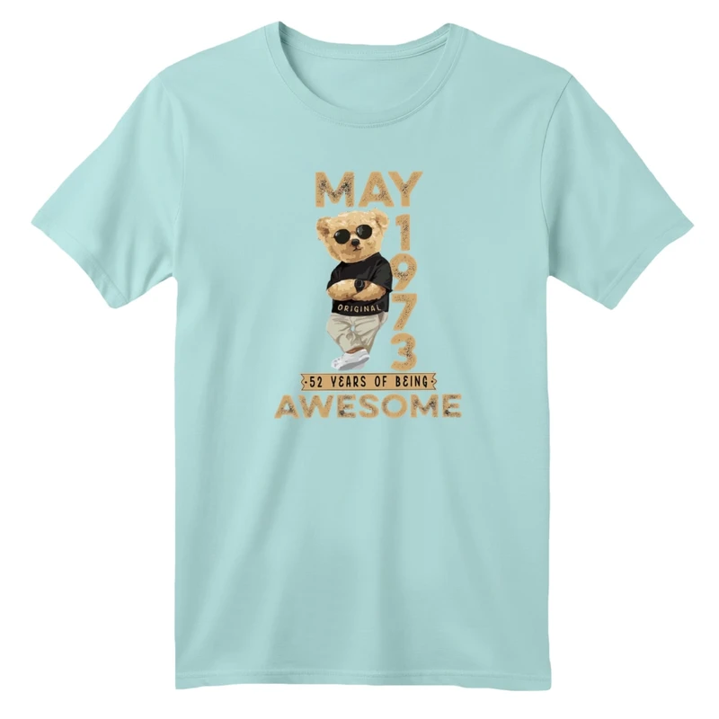 تی شرت آستین کوتاه بچگانه مدل تدی عینک دودی