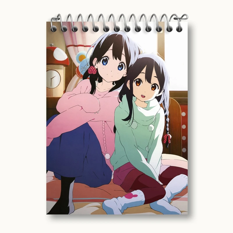 دفتر یادداشت 50 برگ خندالو مدل انکو تامامو انیمه فروشگاه تاماکو Tamako Market کد 22472