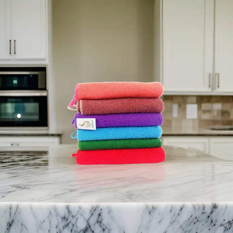 دستمال آشپزخانه ابراف مدل AB406 بسته 6 عددی