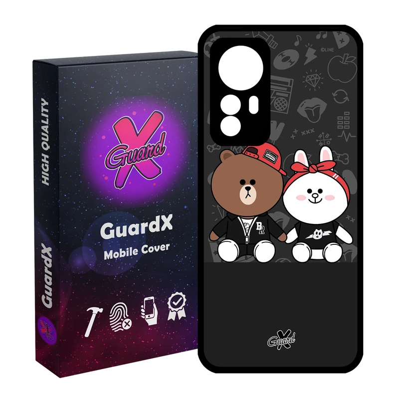 کاور گارد ایکس طرح Friends مدل Glass10127 مناسب برای گوشی موبایل شیائومی Redmi Note 12S