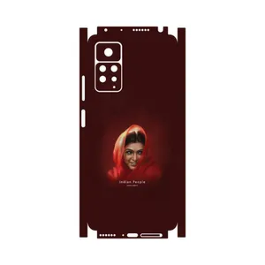 MAHOOT Portrait of an Indian Woman-FullSkin Cover Sticker for Xiaomi Redmi Note 11 Pro Plus 5G  India