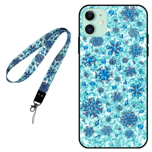 Megafone Snow Flake 0014 Cover For Apple iPhone 11 With Neckband