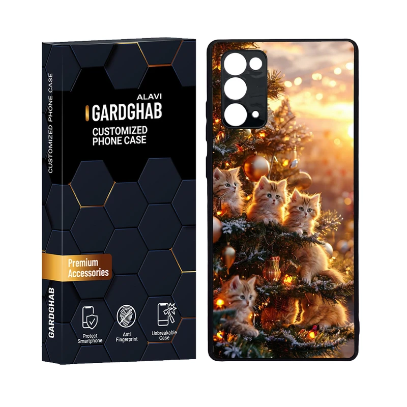 کاور گارد قاب علوی مدل دور ژله ای هنری مناسب برای گوشی موبایل سامسونگ Galaxy Note 20