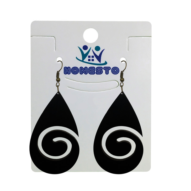 گوشواره زنانه هانستو مدل E2-012 مجموعه 2 عددی