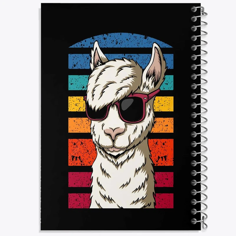 دفتر نقاشی 50 برگ خندالو مدل لاما کد 29570