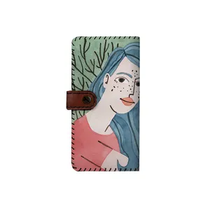    کیف پول چرمی ترمه طراحان ایده مدل نماد ماه بهمن کد sm011