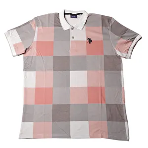 پولوشرت آستین کوتاه مردانه یو اس پولو مدل 016