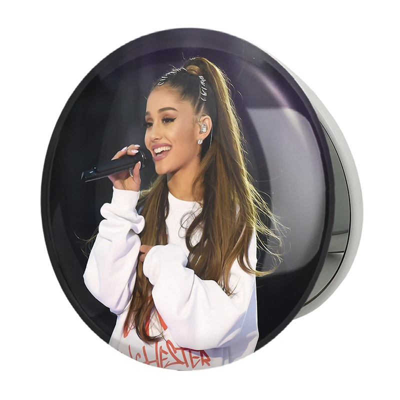 آینه جیبی خندالو طرح آریانا گرانده Ariana Grande مدل تاشو کد 19072 