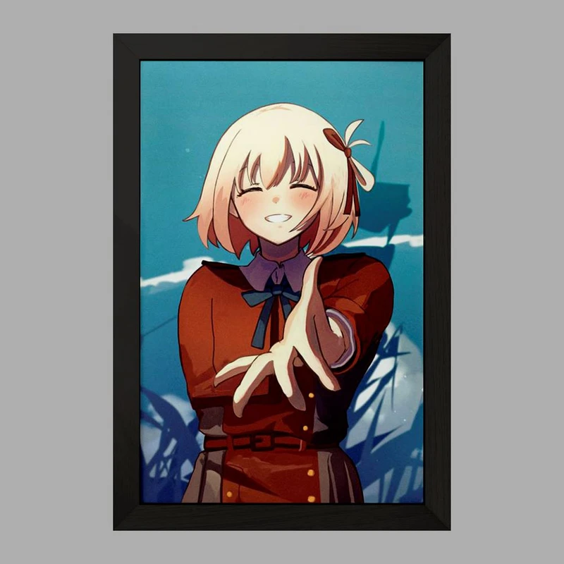 تابلو خندالو مدل چیساتو انیمه لیکوریس ریکویل Lycoris Recoil  کد 23027