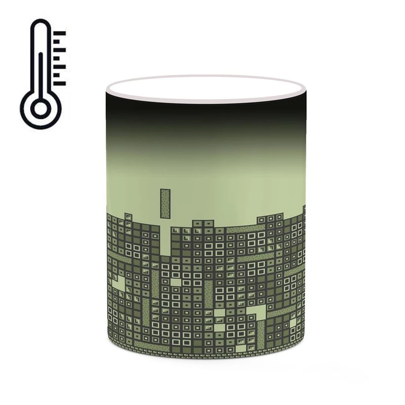 ماگ حرارتی کاکتی مدل بازی تتریس Tetris کد mgh30748