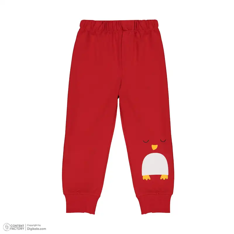 ست سویشرت و شلوار بچگانه سون پون مدل g816-16 رنگ قرمز