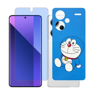 Glass Together model matte anti blue Screen Protector Suitable for Xiaomi Redmi Note 13 Pro Plus Mobile Phone with Back cover sticker