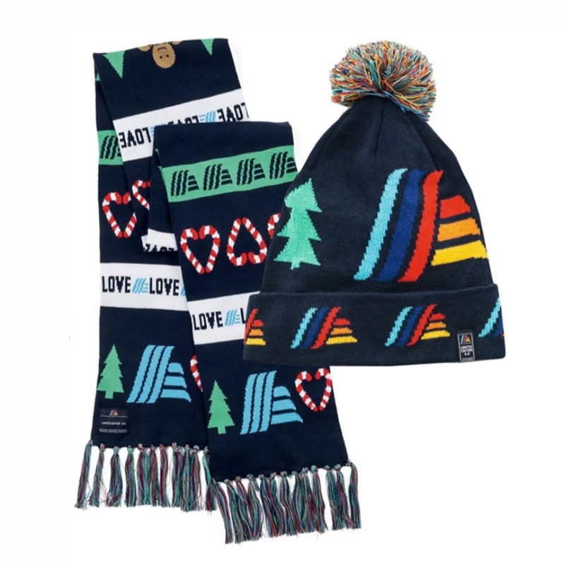 ست کلاه و شال گردن بافتنی آلدی مدل Al9000