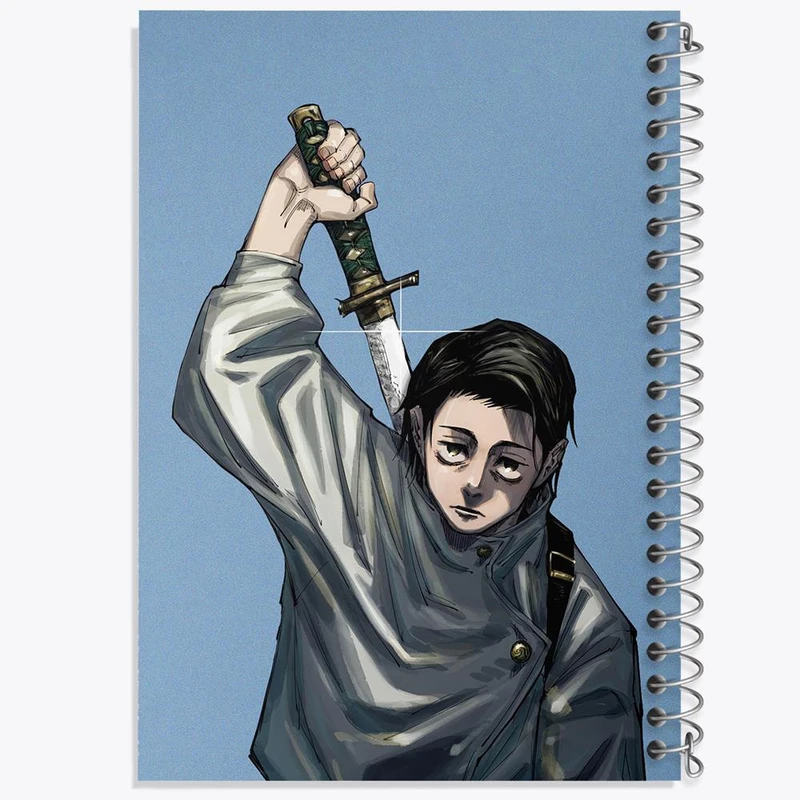 دفتر نقاشی 50 برگ خندالو مدل یوتا اوکتسو انیمه جوجوتسو کایزن کد 11068