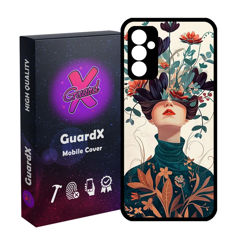 کاور گارد ایکس طرح دخترانه مدل 10779 مناسب برای گوشی موبایل سامسونگ Galaxy A55 / A55 5G