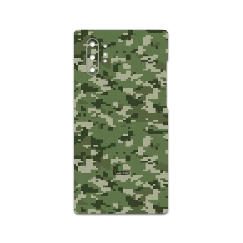 برچسب پوششی ماهوت مدل Army-Green-Pixel مناسب برای گوشی موبایل سامسونگ Galaxy Note 10 Plus
