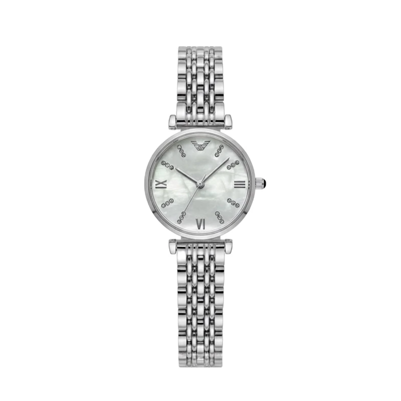 ساعت مچی عقربه‌ای کوارتز زنانه مدل صدفی کلاسیک کد 135B