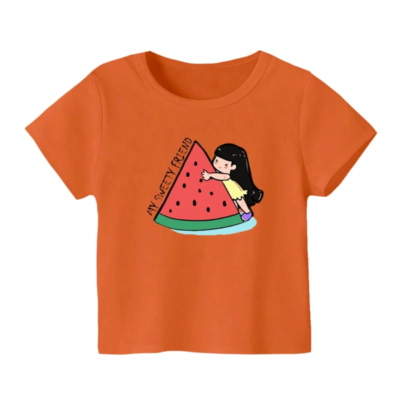 تی شرت آستین کوتاه بچگانه مدل دخترک یلدایی کد 14