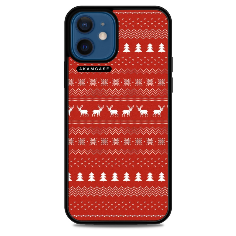 کاور آکام مدل AMCWA12M-CHRISTMAS21 مناسب برای گوشی موبایل اپل iPhone 12 Mini