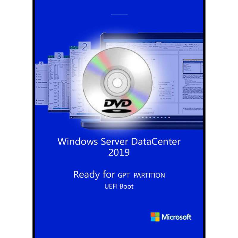 سیستم عامل Windows Server DataCenter 2019 UEFI نشر مایکروسافت