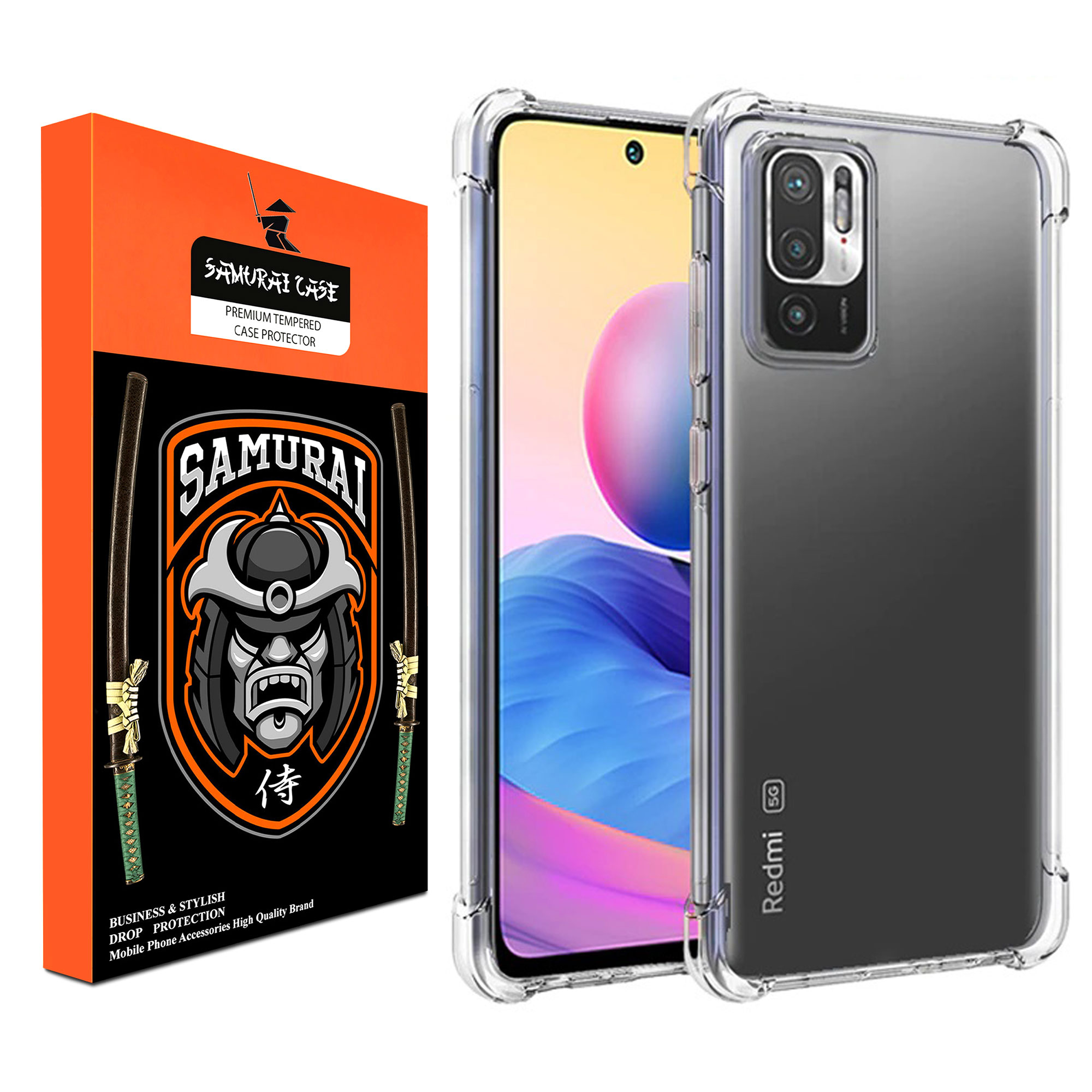 کاور سامورایی مدل Airbag مناسب برای گوشی موبایل شیائومی Redmi Note 10 5G / Poco M3 Pro