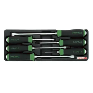 پیچ گوشتی ضربه خور تاپ تول مدل GAAT0601 بسته 6 عددی