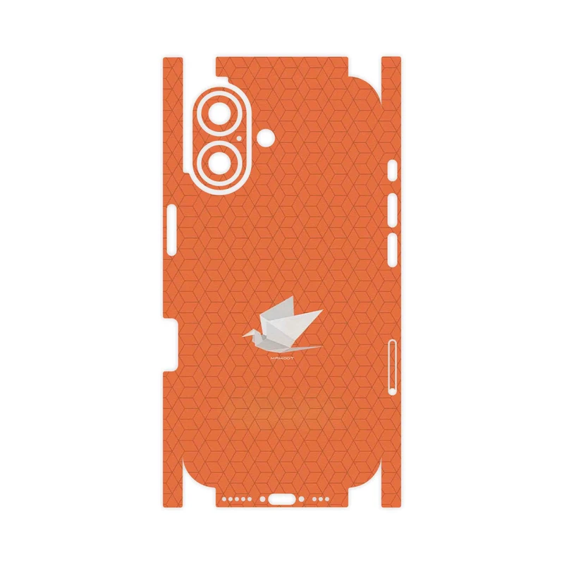 برچسب پوششی ماهوت مدل Minimalist origami bird-FullSkin مناسب برای گوشی موبایل اپل iPhone 16