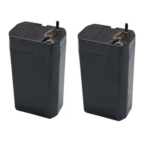 باتری سیلد اسید 4 ولت 500 میلی آمپر ساعت مدل KSRE-500 بسته 2 عددی