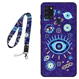 Megafone Devil Eye 0023 Cover For Samsung Galaxy A21 S Mobile Neckband