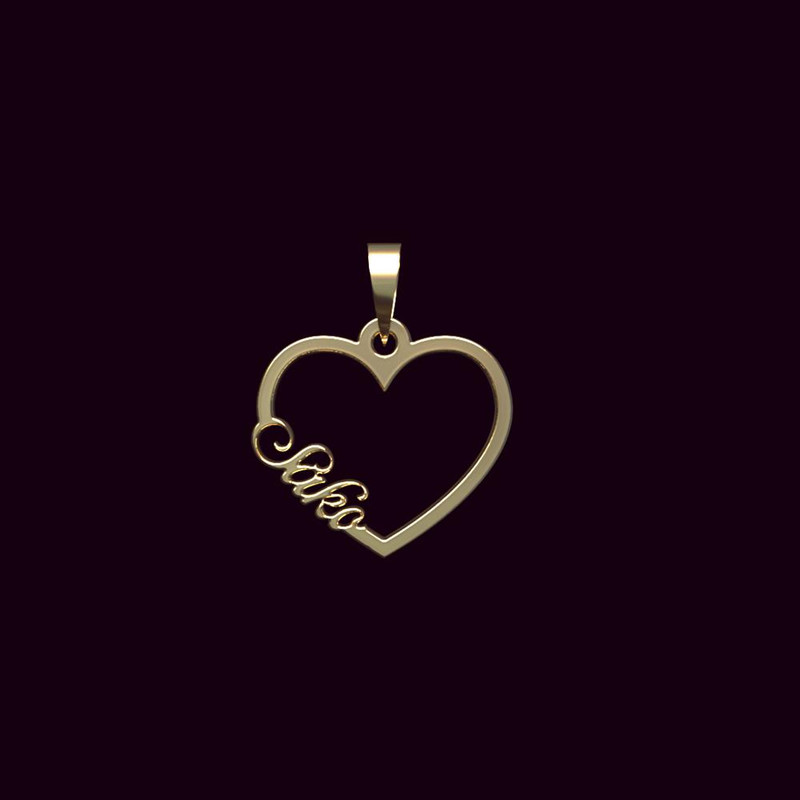 آویز گردنبند طلا 18 عیار زنانه مدوپد مدل اسم ساکو sako کد PB1-10127