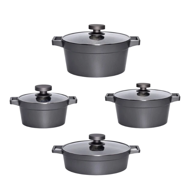 سرویس قابلمه گرانیت 8 پارچه مدل UN-8500 Jahizie