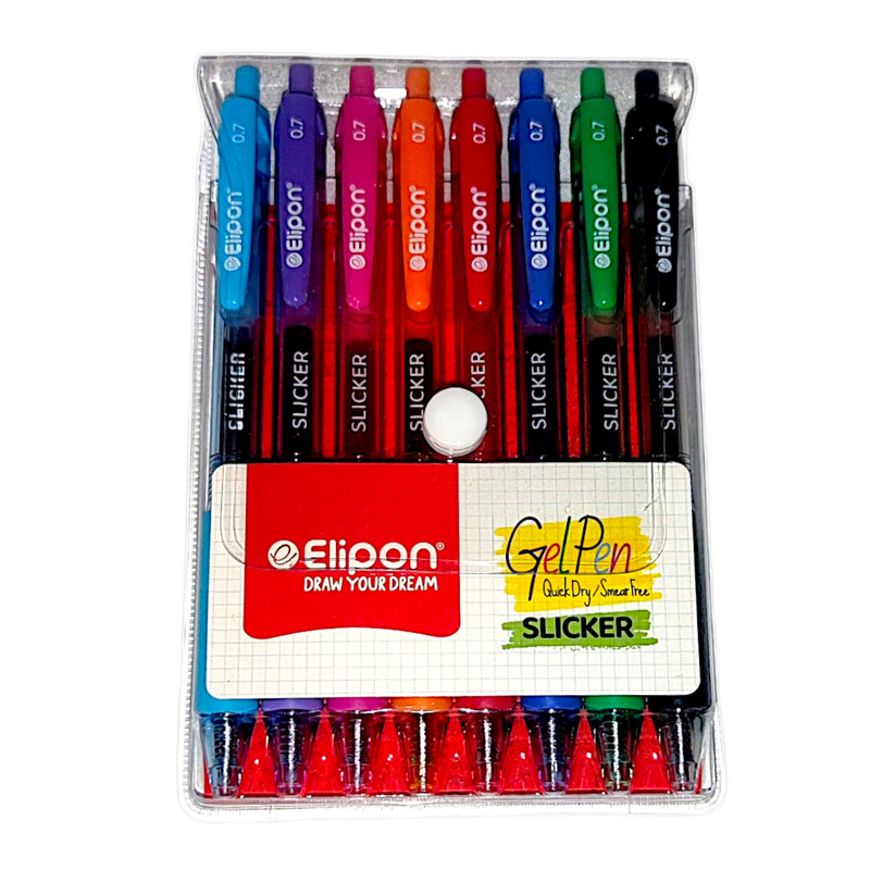 روان نویس الیپون مدل اسلیکر ساراسا بسته 8 عددی