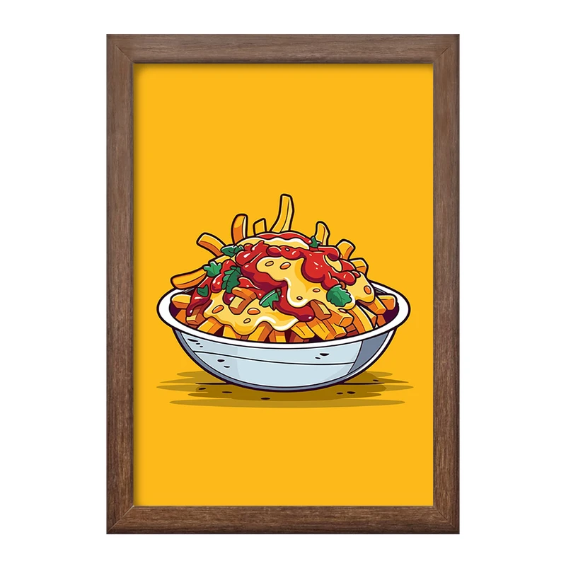 تابلو خندالو طرح فست فود (Fast Food) کد 36555