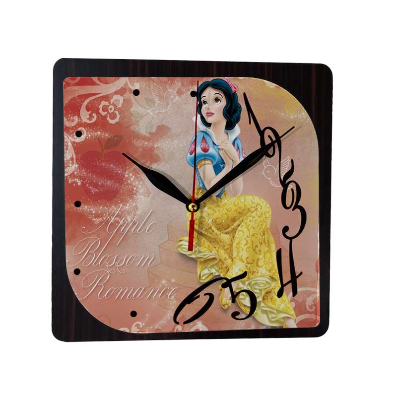 ساعت دیواری طرح سفید برفی tw8