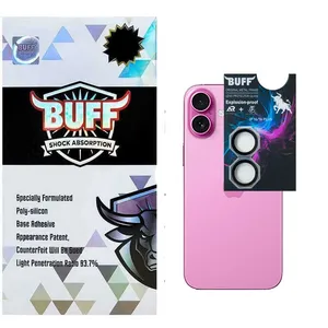  Buff Hexagon Metal Arlenz-Guarantee Protector For Apple IPhone 16 / 16 Plus 