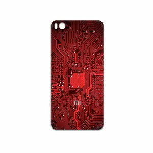 MAHOOT Red Printed Circuit Board Cover Sticker for Xiaomi Mi 5s