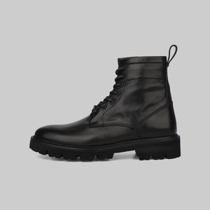 نیم بوت مردانه چرم مشهد مدل J6378-001-42