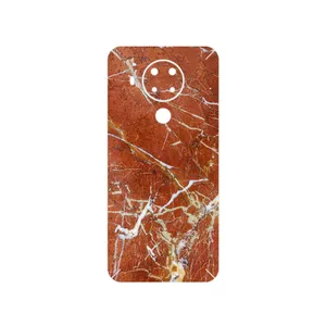 MAHOOT Red Marble Cover Sticker for Nokia 5.4