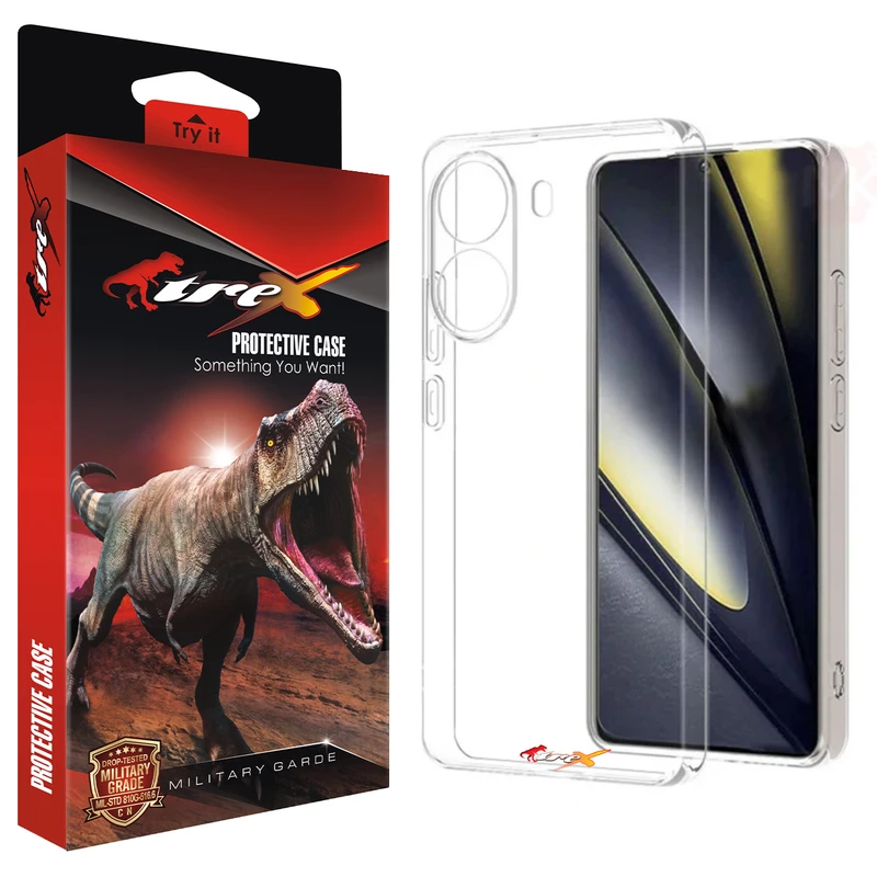 کاور تی رکس مدل Crystal مناسب برای گوشی موبایل شیائومی Poco X7 Pro