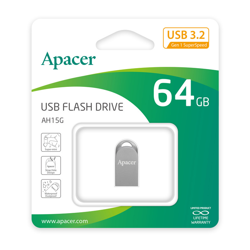 فلش مموری اپیسر مدل AH 15G ظرفیت 64 گیگابایت 2