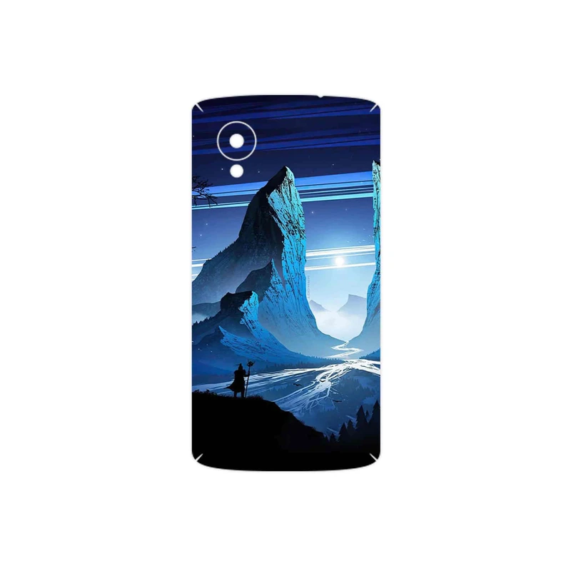برچسب پوششی ماهوت مدل Blue Mountains Digital Art مناسب برای گوشی موبایل گوگل Nexus 5