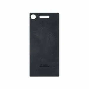MAHOOT Graphite Buffalo Leather Cover Sticker for Sony Xperia XZ1