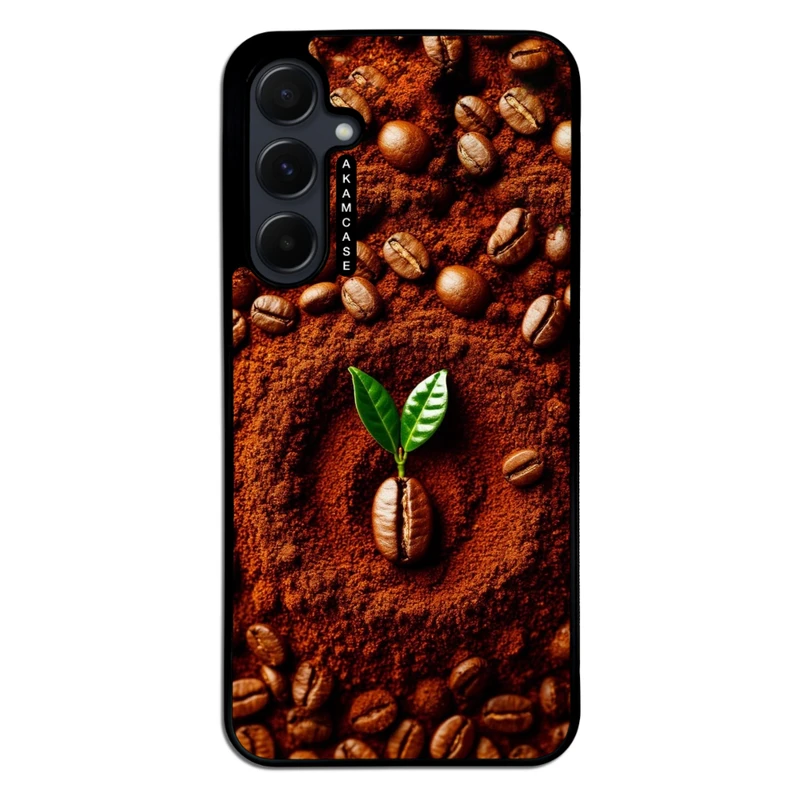 کاور آکام مدل AMC-WSGA55-COFFEE-14 مناسب برای گوشی موبایل سامسونگ Galaxy A55