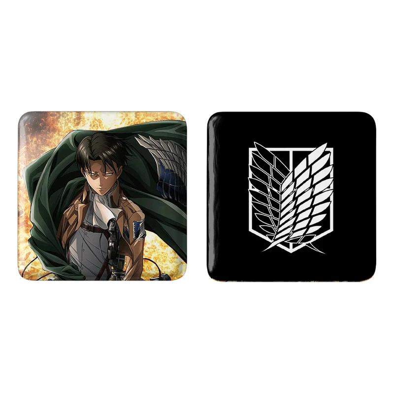 مگنت خندالو طرح لیوای آکرمن انیمه اتک آن تایتان کد 48504851 مجموعه 2 عددی