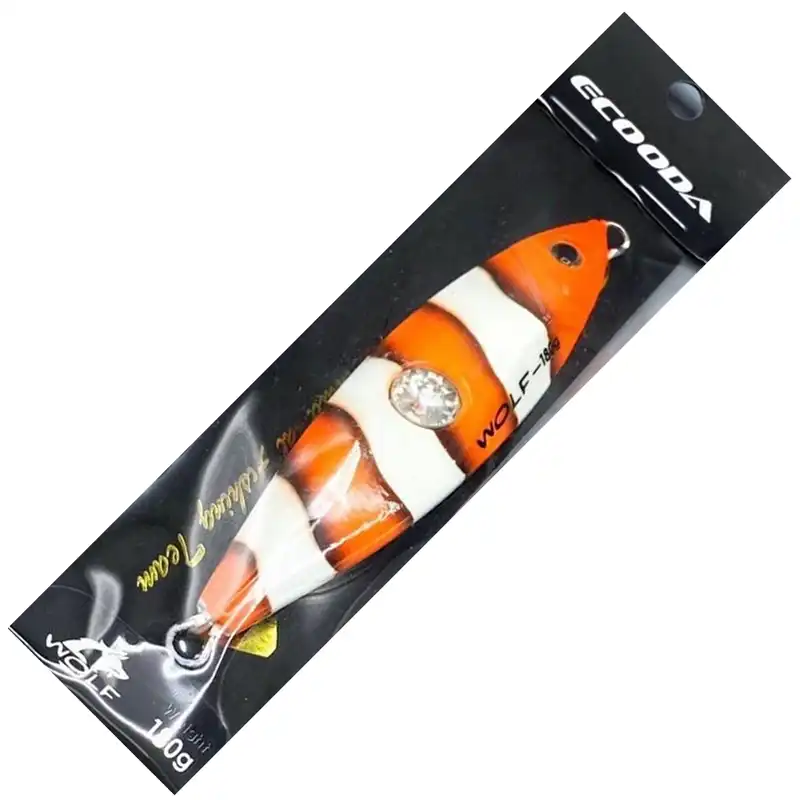 طعمه ماهیگیری اکودا مدل wolf جیگ 180 گرمی