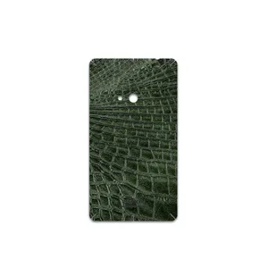 MAHOOT Green-Crocodile-Leather Cover Sticker for Nokia Lumia 625