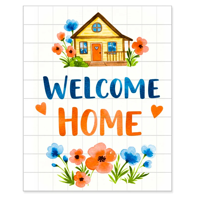 برچسب مدل welcome home کد 300