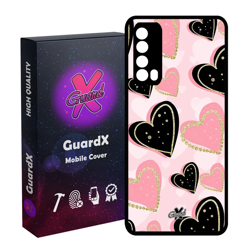 کاور گارد ایکس طرح Love مدل Glass10106 مناسب برای گوشی موبایل هوآوی Y7A / P Smart 2021